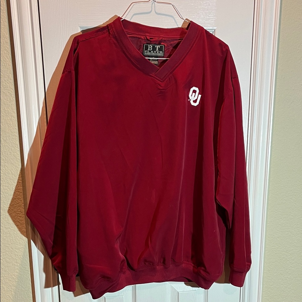Men's V-Neck Red Sweater by
